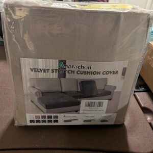 Velvet Stretch Cushion Cover